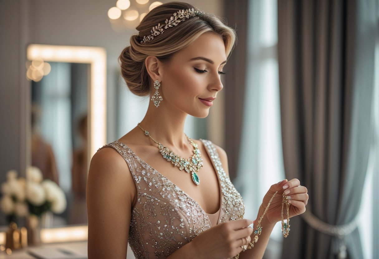 Sådan matcher du smykker med din festkjole